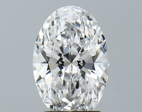 Lab-Grown 2.23 Carat Oval Shape Diamond color D Clarity VS2, precious stones, engagement diamonds