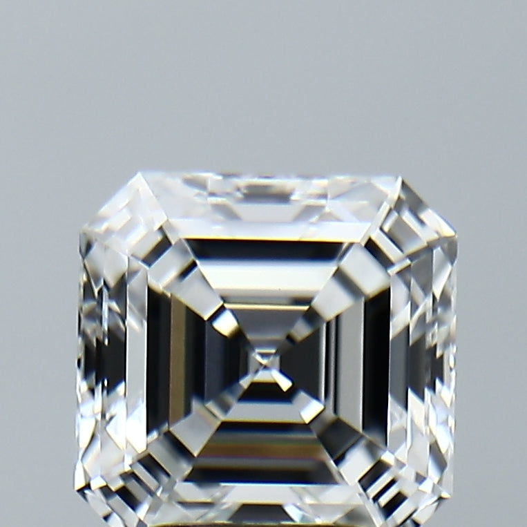 Lab-Grown 3.10 Carat Asscher Cut Diamond color E Clarity VVS2, precious stones, engagement diamonds