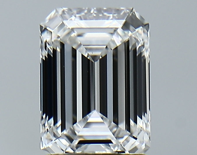 Lab-Grown 1.57 Carat Emerald Cut Diamond color E Clarity VVS2, precious stones, engagement diamonds