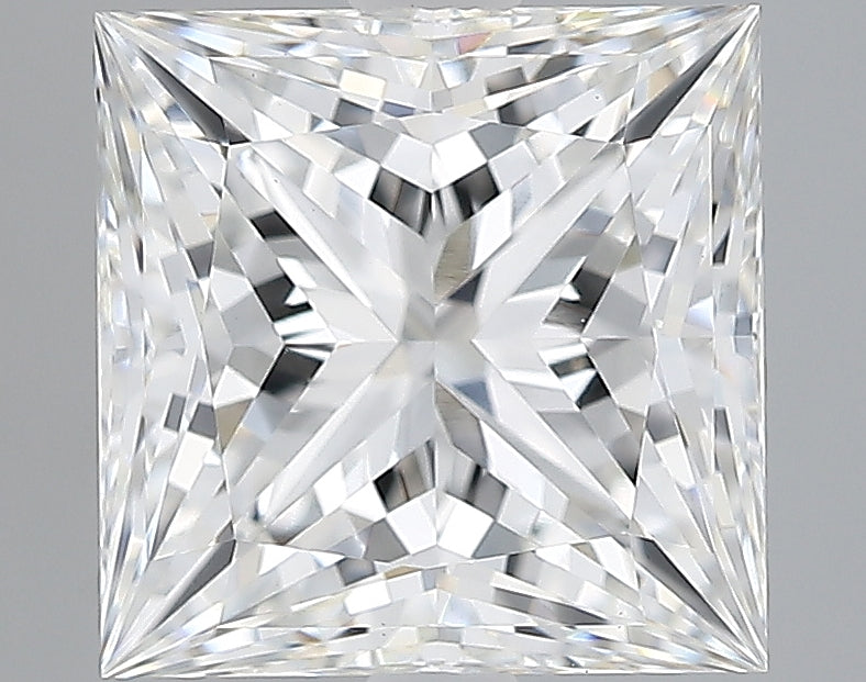 Lab-Grown 2.73 Carat Princess Cut Diamond color E Clarity VVS2, precious stones, engagement diamonds
