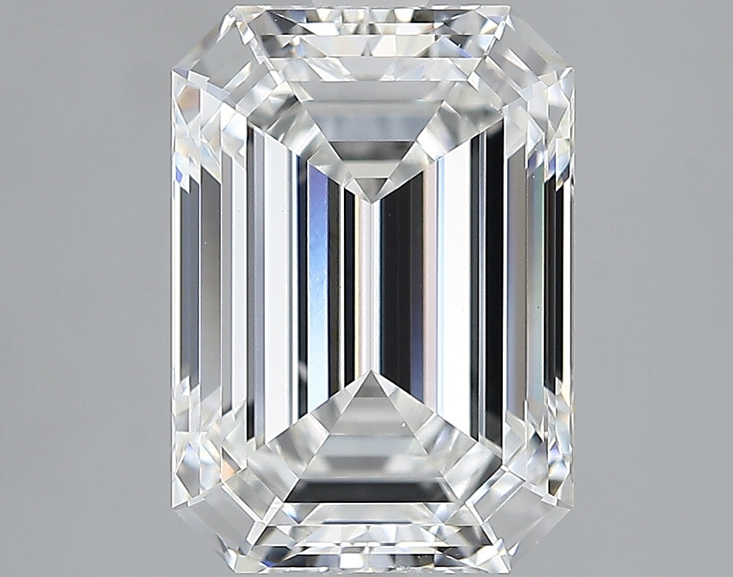 Lab-Grown 3.35 Carat Emerald Cut Diamond color E Clarity VVS2, precious stones, engagement diamonds
