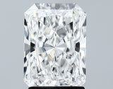 Lab-Grown 2.08 Carat Radiant Cut Diamond color E Clarity VS1 With GIA Certificate, precious stones, engagement diamonds