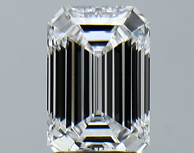Lab-Grown 2.14 Carat Emerald Cut Diamond color E Clarity VS1 With GIA Certificate, precious stones, engagement diamonds