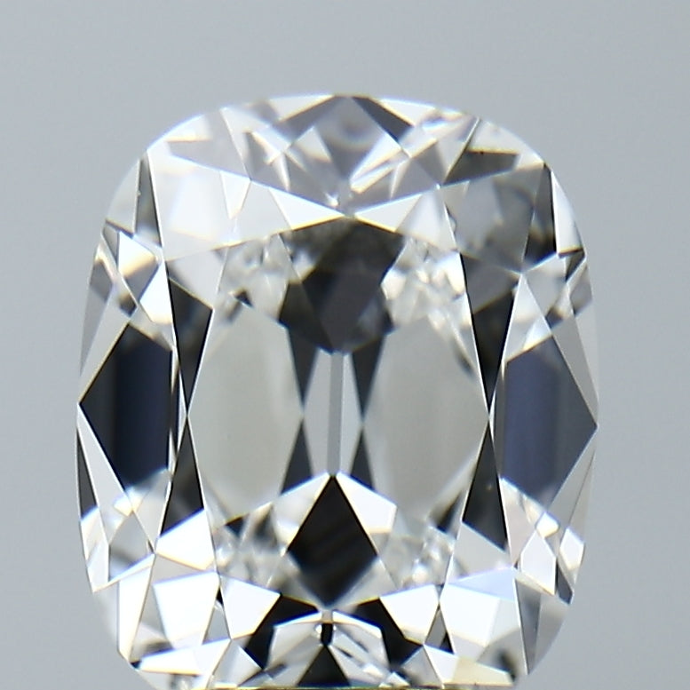 Lab-Grown 4.11 Carat Antique Cushion Cut Diamond color E Clarity VVS2, precious stones, engagement diamonds