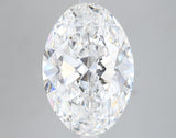 Lab-Grown 5.46 Carat Oval Shape Diamond color E Clarity VVS2 With GIA Certificate, precious stones, engagement diamonds