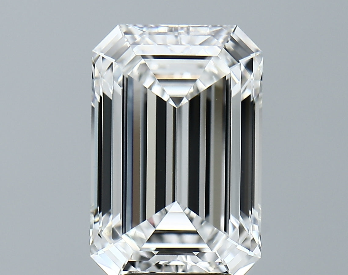 Lab-Grown 5.34 Carat Emerald Cut Diamond color E Clarity VVS2, precious stones, engagement diamonds