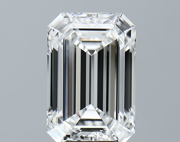 Lab-Grown 5.34 Carat Emerald Cut Diamond color E Clarity VVS2, precious stones, engagement diamonds