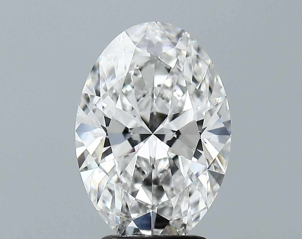 Lab-Grown 2.91 Carat Oval Shape Diamond color F Clarity VS1, precious stones, engagement diamonds