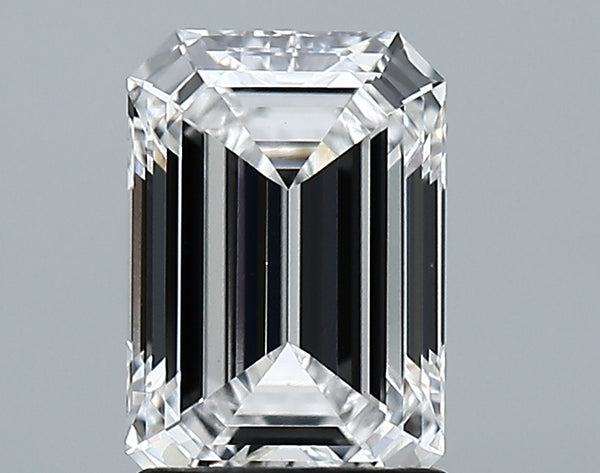 Lab-Grown 1.82 Carat Emerald Cut Diamond color E Clarity VS1 With GIA Certificate, precious stones, engagement diamonds