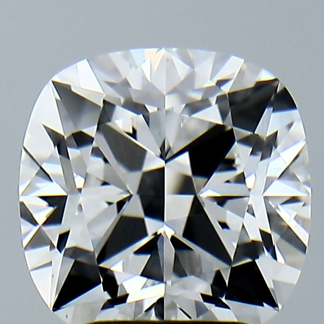 Lab-Grown 3.07 Carat Square Cushion Cut Diamond color E Clarity VVS2, precious stones, engagement diamonds