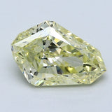 1.81 Carat Kite Shape Diamond color Fancy  Yellow Clarity SI2, natural diamonds, precious stones, engagement diamonds