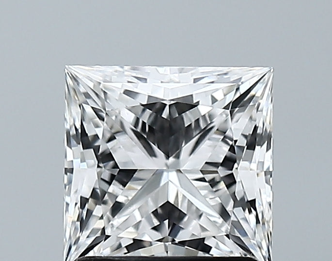 Lab-Grown 1.58 Carat Princess Cut Diamond color E Clarity IF, precious stones, engagement diamonds