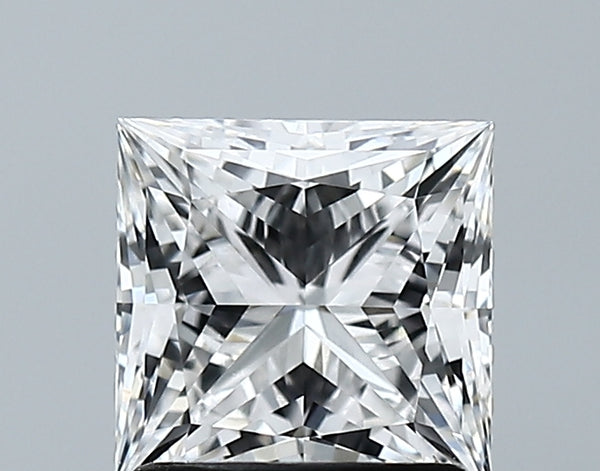 Lab-Grown 1.58 Carat Princess Cut Diamond color E Clarity IF, precious stones, engagement diamonds