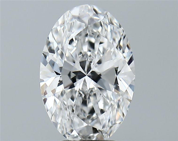 Lab-Grown 2.76 Carat Oval Shape Diamond color D Clarity VVS2 With GIA Certificate, precious stones, engagement diamonds