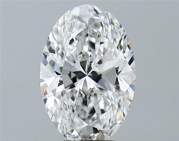 Lab-Grown 2.76 Carat Oval Shape Diamond color D Clarity VVS2 With GIA Certificate, precious stones, engagement diamonds