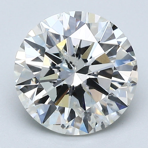 2.17 Carat Round Brilliant Natural Mined Diamond I Color I1 Clarity With GIA Certificate, natural diamonds, precious stones, engagement diamonds