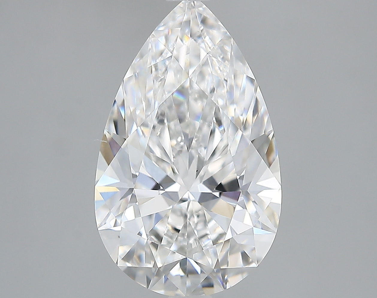 Lab-Grown 2.91 Carat Pear Shape Diamond color D Clarity VS1, precious stones, engagement diamonds