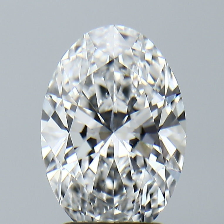 Lab-Grown 2.28 Carat Oval Shape Diamond color D Clarity VS1, precious stones, engagement diamonds