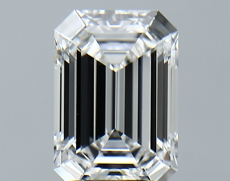 Lab-Grown 2.96 Carat Emerald Cut Diamond color E Clarity VVS2, precious stones, engagement diamonds