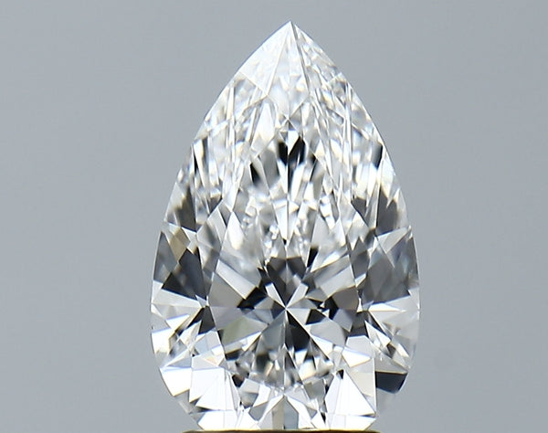 Lab-Grown 2.05 Carat Pear Shape Diamond color E Clarity VVS1 With GIA Certificate, precious stones, engagement diamonds