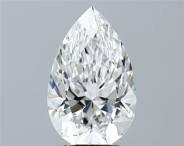 Lab-Grown 2.92 Carat Pear Shape Diamond color E Clarity VVS2, precious stones, engagement diamonds
