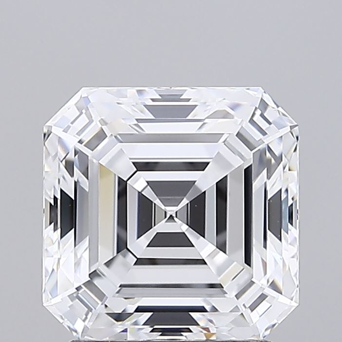Lab-Grown 2.06 Carat Asscher Cut Diamond color D Clarity VS1 With GIA Certificate, precious stones, engagement diamonds
