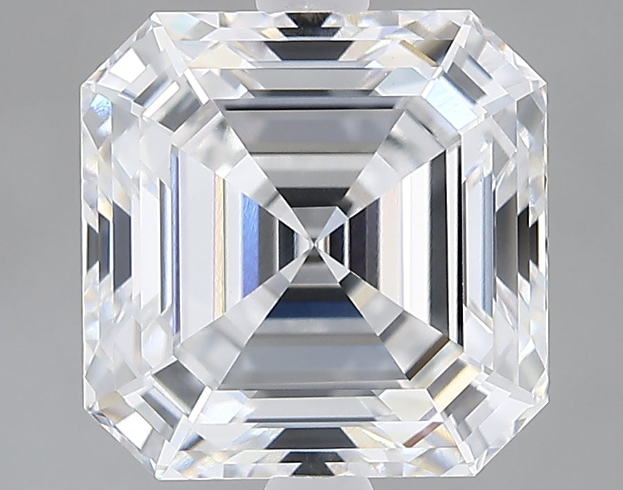 Lab-Grown 3.60 Carat Asscher Cut Diamond color E Clarity VVS2 With GIA Certificate, precious stones, engagement diamonds