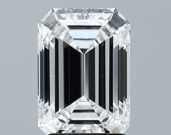 Lab-Grown 2.71 Carat Emerald Cut Diamond color D Clarity VS1 With GIA Certificate, precious stones, engagement diamonds