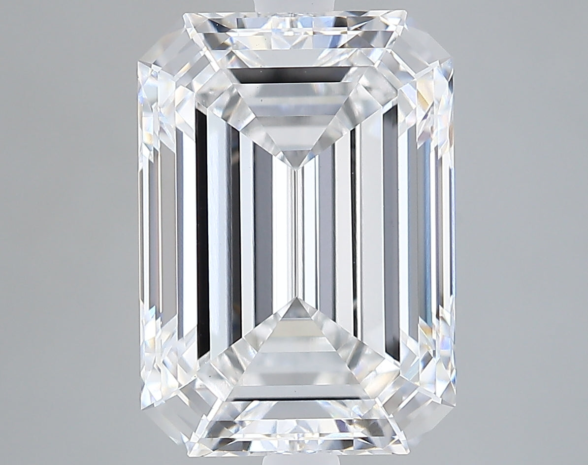 Lab-Grown 5.13 Carat Emerald Cut Diamond color E Clarity VS1 With GIA Certificate, precious stones, engagement diamonds