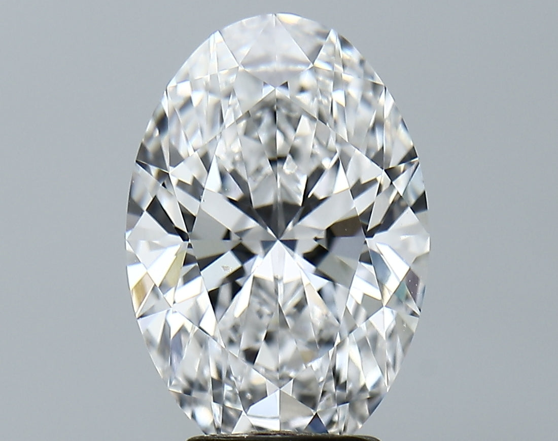 Lab-Grown 4.13 Carat Oval Shape Diamond color D Clarity VVS2 With GIA Certificate, precious stones, engagement diamonds