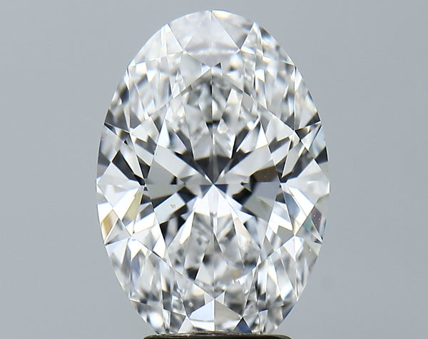 Lab-Grown 4.13 Carat Oval Shape Diamond color D Clarity VVS2 With GIA Certificate, precious stones, engagement diamonds