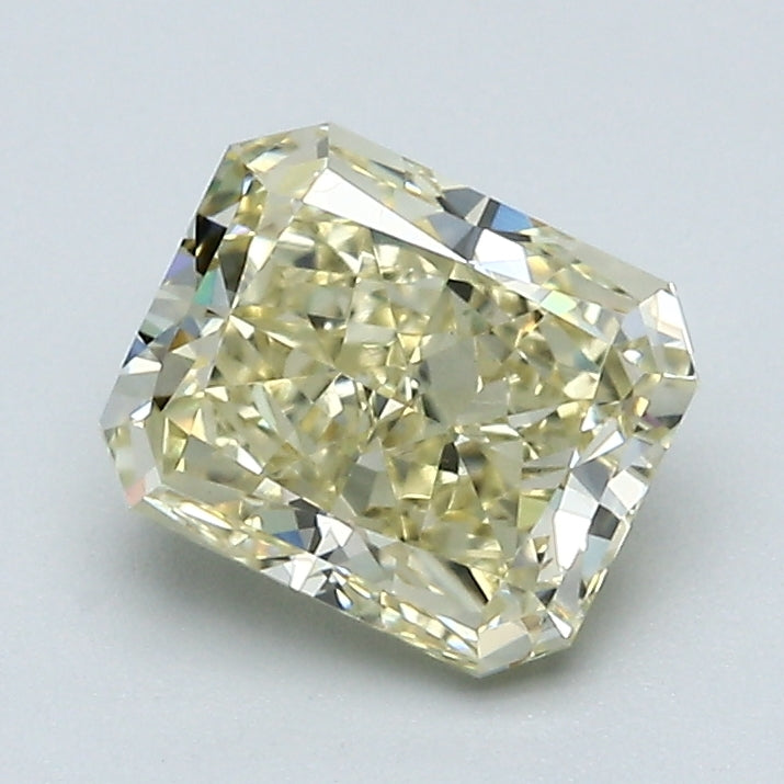 1.49 Carat Radiant Cut Diamond color Fancy Light Brownish Yellow Clarity VS2, natural diamonds, precious stones, engagement diamonds