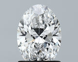 Lab-Grown 1.22 Carat Oval Shape Diamond color E Clarity VVS2 With GIA Certificate, precious stones, engagement diamonds