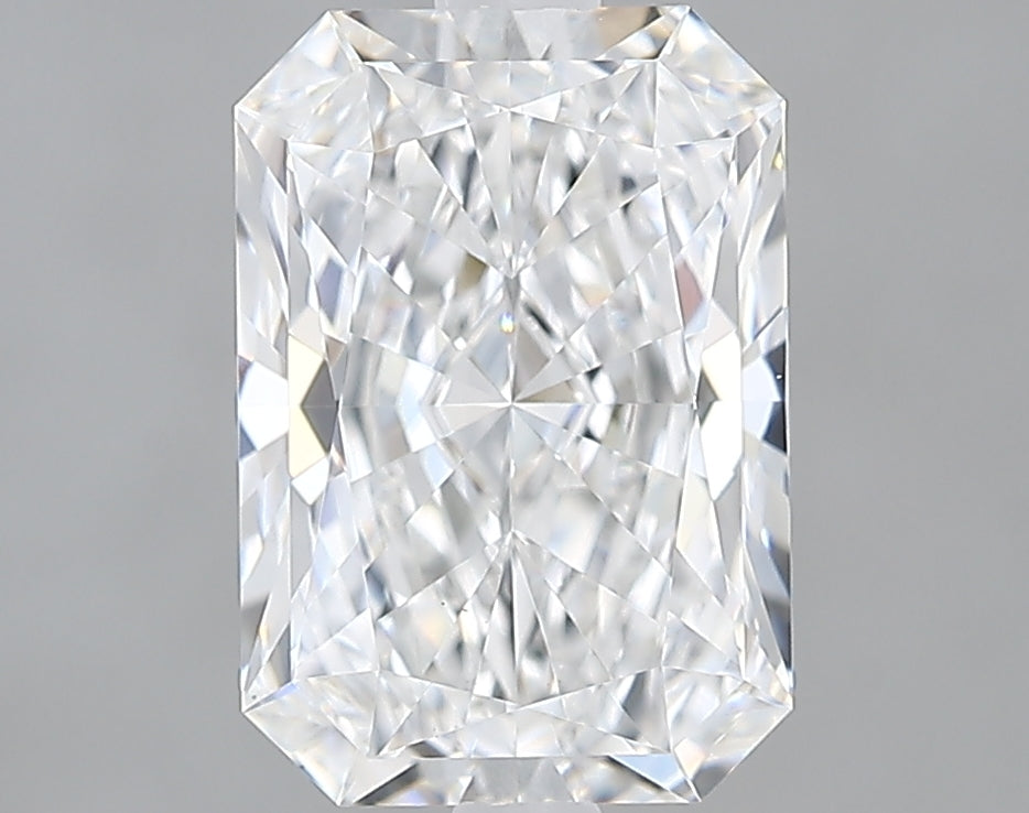 Lab-Grown 2.05 Carat Radiant Cut Diamond color E Clarity VS1, precious stones, engagement diamonds