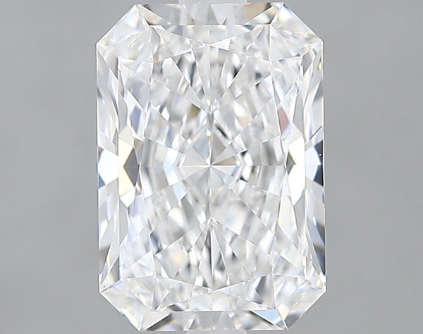 Lab-Grown 2.05 Carat Radiant Cut Diamond color E Clarity VS1, precious stones, engagement diamonds