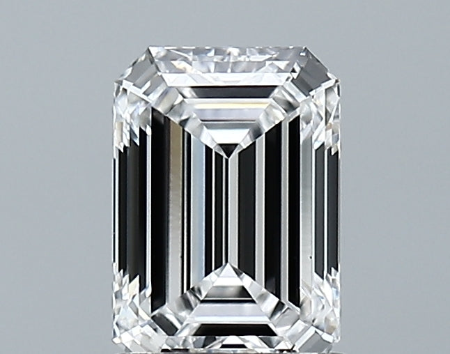 Lab-Grown 1.06 Carat Emerald Cut Diamond color E Clarity VS1, precious stones, engagement diamonds