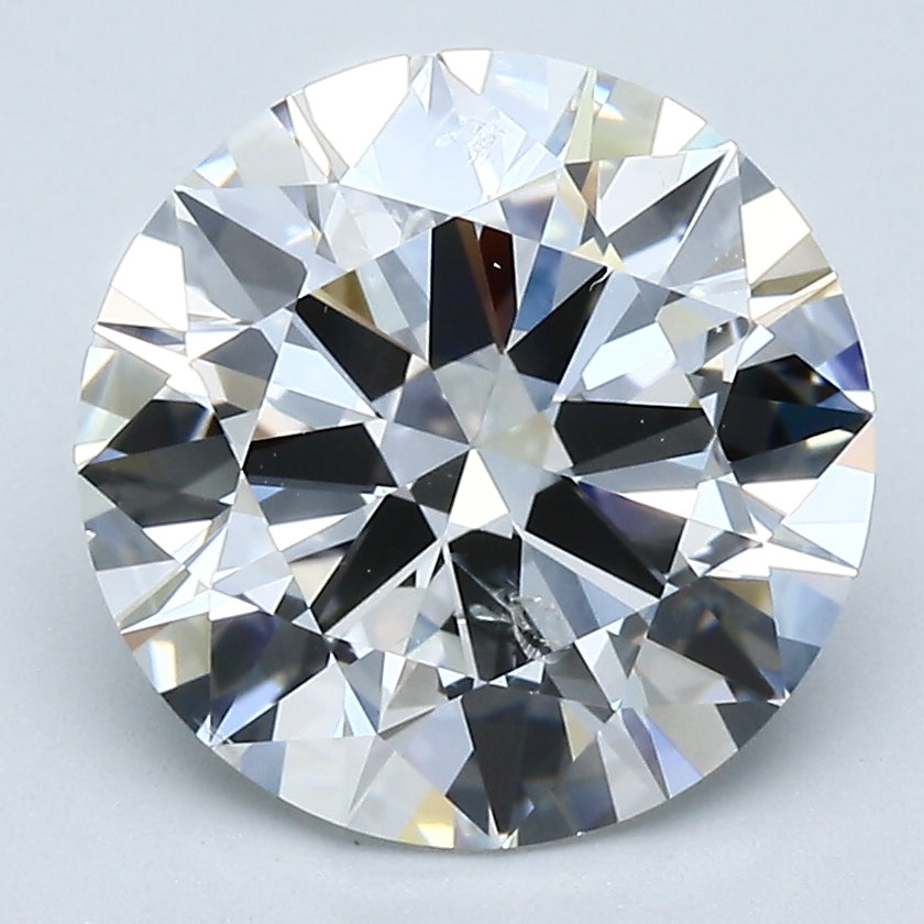 3.69 Carat Round Brilliant Natural Mined Diamond E Color SI2 Clarity With GIA Certificate, natural diamonds, precious stones, engagement diamonds