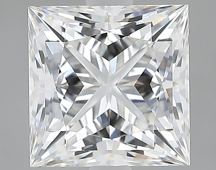Lab-Grown 2.03 Carat Princess Cut Diamond color E Clarity VVS2, precious stones, engagement diamonds