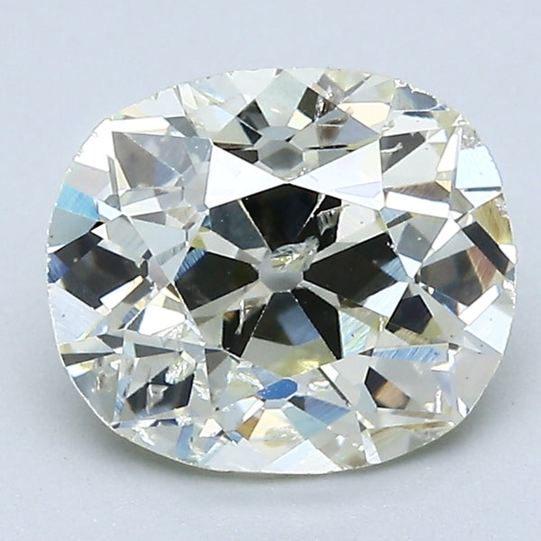2.31 Carat Old Miner Cut Antique Natural Mined Diamond O Color I1 Clarity With GIA Certificate, natural diamonds, precious stones, engagement diamonds