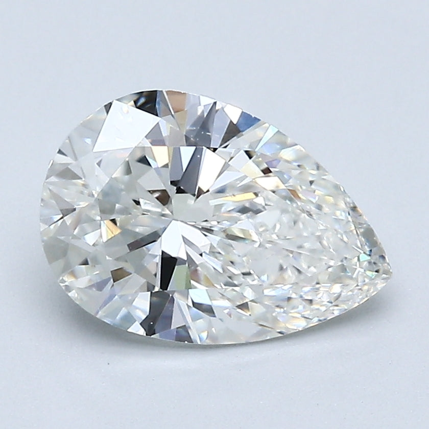 1.72 Carat Pear Shape Natural Mined Diamond H Color VS2 Clarity With GIA Certificate, natural diamonds, precious stones, engagement diamonds