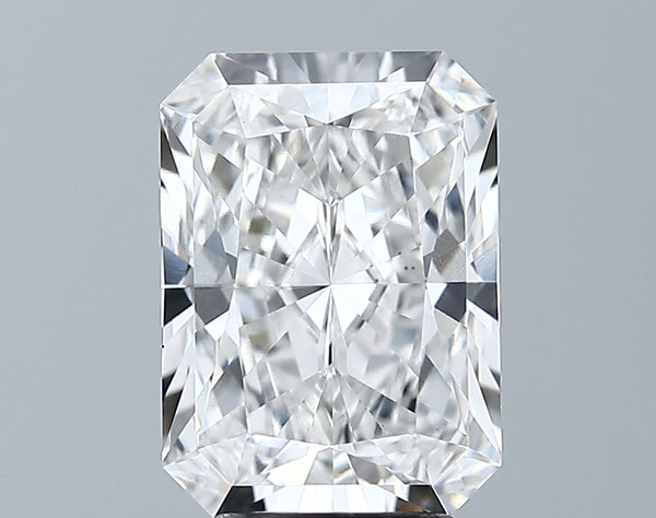 Lab-Grown 3.60 Carat Radiant Cut Diamond color F Clarity VS2 With GIA Certificate, precious stones, engagement diamonds
