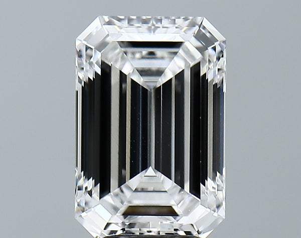 Lab-Grown 3.85 Carat Emerald Cut Diamond color E Clarity VVS2 With GIA Certificate, precious stones, engagement diamonds
