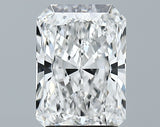 Lab-Grown 2.60 Carat Radiant Cut Diamond color E Clarity VVS1 With GIA Certificate, precious stones, engagement diamonds