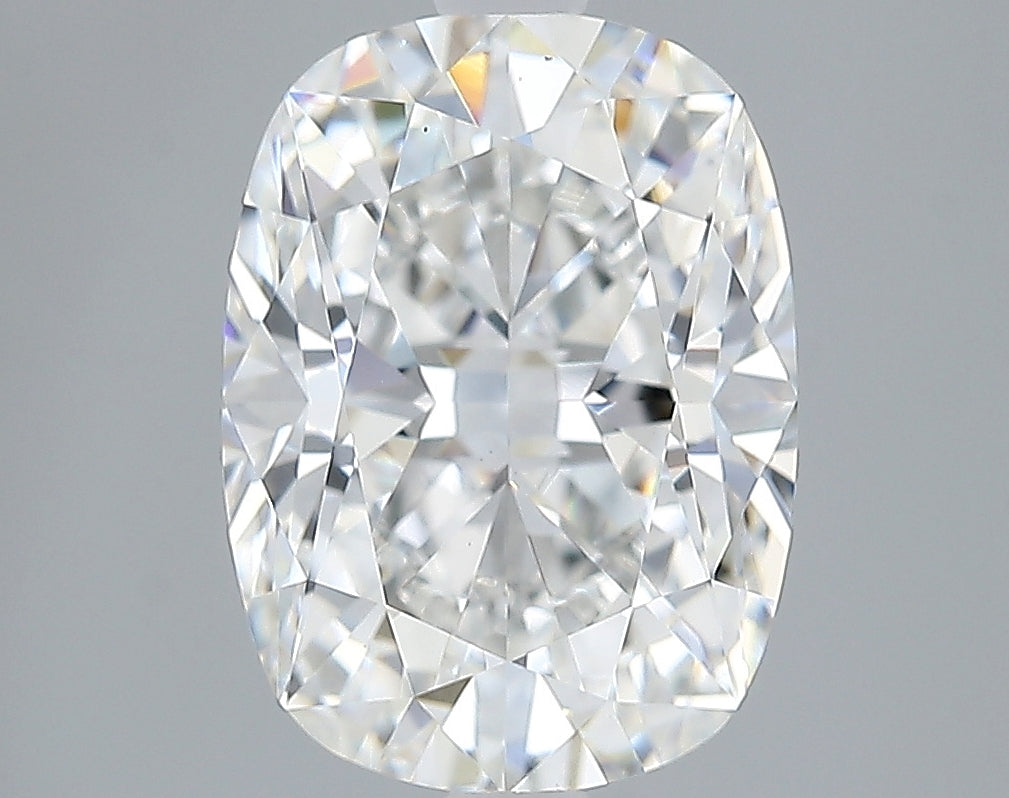 Lab-Grown 2.68 Carat Cushion Brilliant Diamond color E Clarity VVS2, precious stones, engagement diamonds