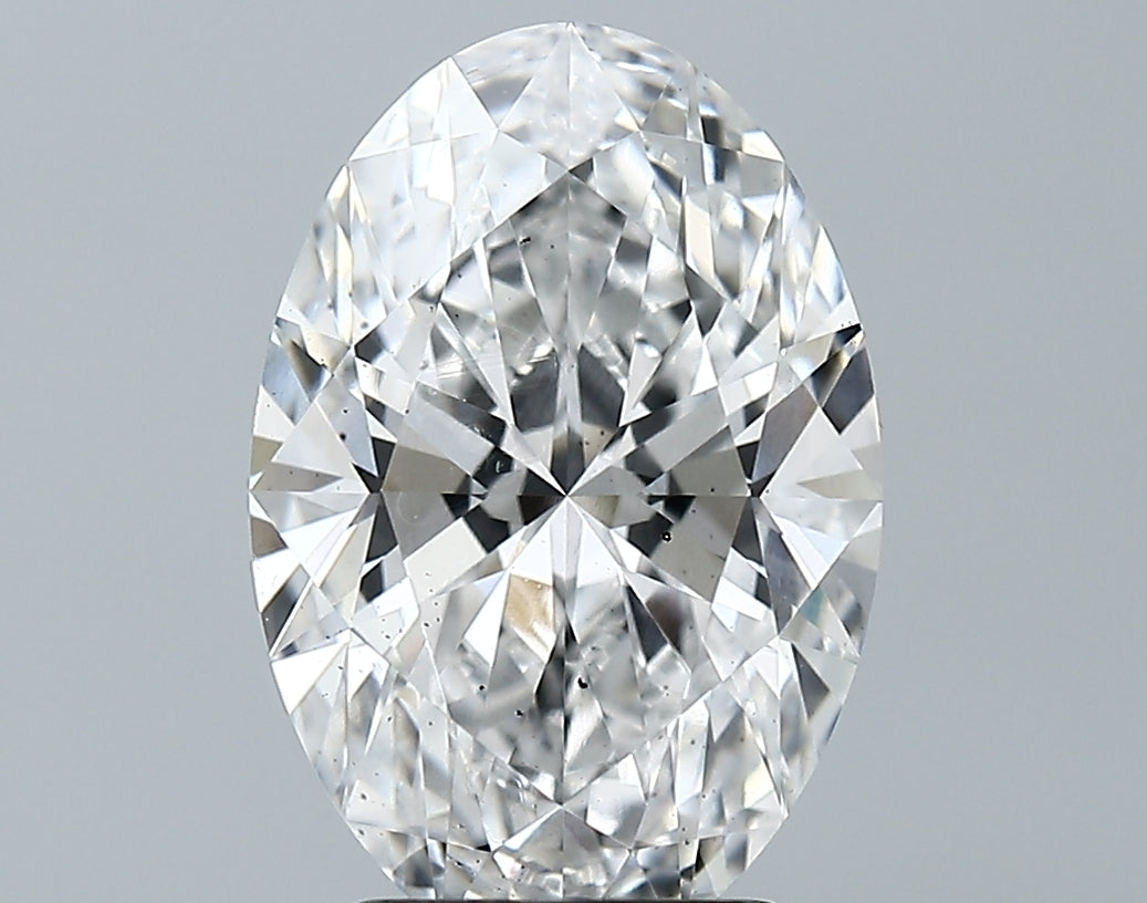 Lab-Grown 3.57 Carat Oval Shape Diamond color E Clarity SI1 With GIA Certificate, precious stones, engagement diamonds