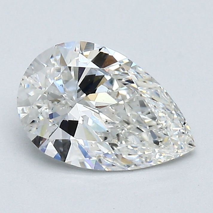 1.00 Carat Pear Shape Natural Mined Diamond G Color SI1 Clarity With GIA Certificate, natural diamonds, precious stones, engagement diamonds
