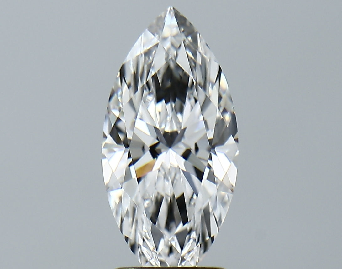 Lab-Grown 2.02 Carat Marquis Shape Diamond color E Clarity VVS2 With GIA Certificate, precious stones, engagement diamonds