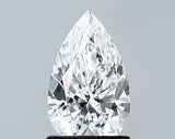 Lab-Grown 1.14 Carat Pear Shape Diamond color D Clarity VVS2 With GIA Certificate, precious stones, engagement diamonds