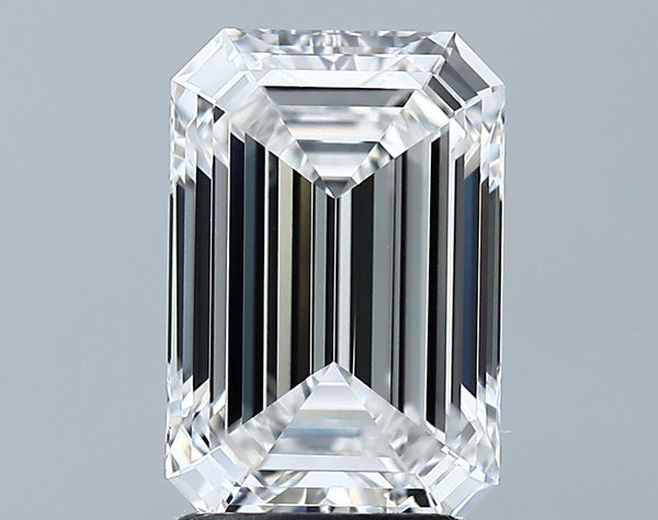 Lab-Grown 2.74 Carat Emerald Cut Diamond color E Clarity VS2 With GIA Certificate, precious stones, engagement diamonds