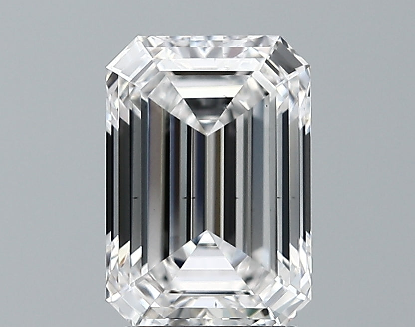 Lab-Grown 2.14 Carat Emerald Cut Diamond color D Clarity SI1 With GIA Certificate, precious stones, engagement diamonds